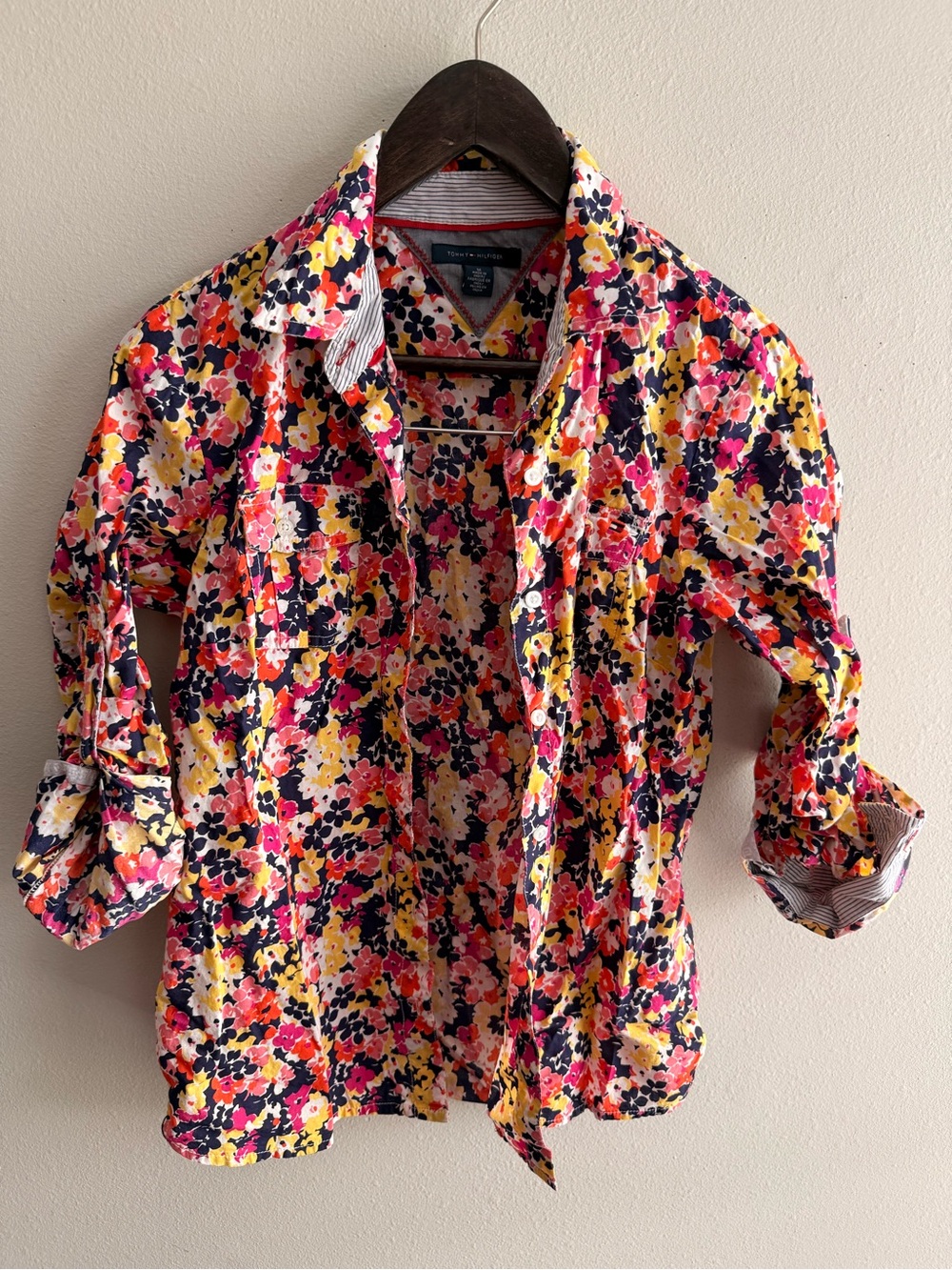 Tommy Hilfiger Multi-Color Floral Button-Down Shirt